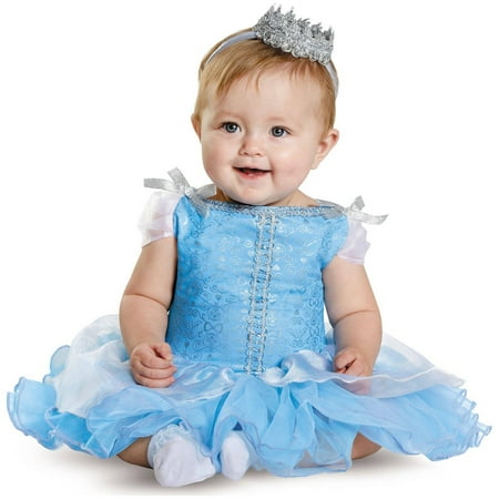 Disney Princess Cinderella Prestige Infant Halloween Costume, 6-12