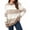 Khaki, variant on Sorvello Sweaters for Womens Oversized Sweaters Lightweight Knit Color Block Pullover Sweater Fall Winter Black L