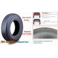 thumbnail image 5 of Free Country Wheel Assembly ST235/80R16 10-Ply E 124M 8 Lug on 6.5" PCD Black Mod Rim Trailer Tire, 5 of 7