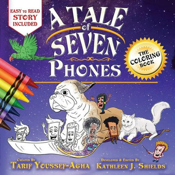A Tale of Seven Phones, The Coloring Book, (Paperback)