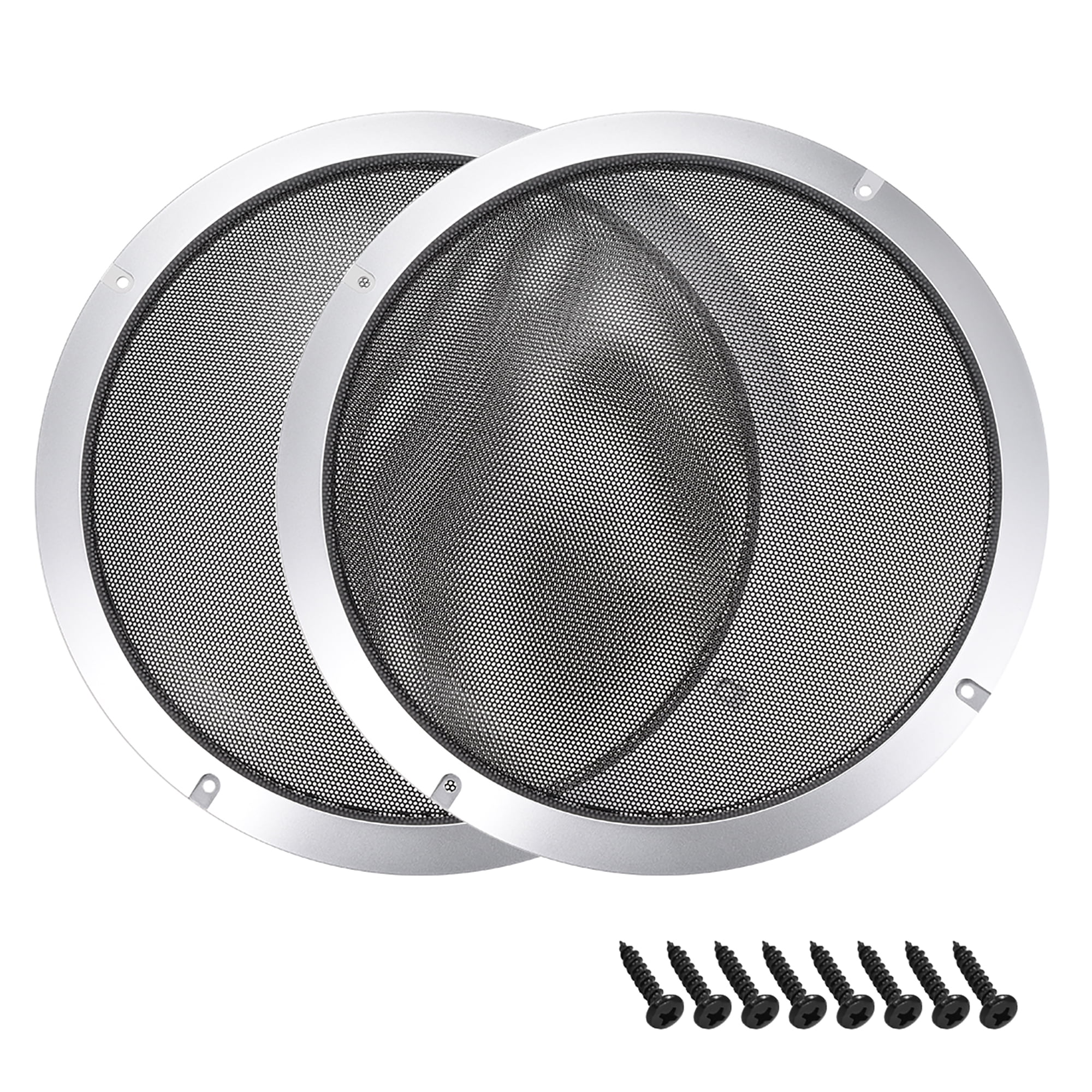 2pcs 10" Speaker Grill Mesh Decorative Circle Woofer Guard Protective