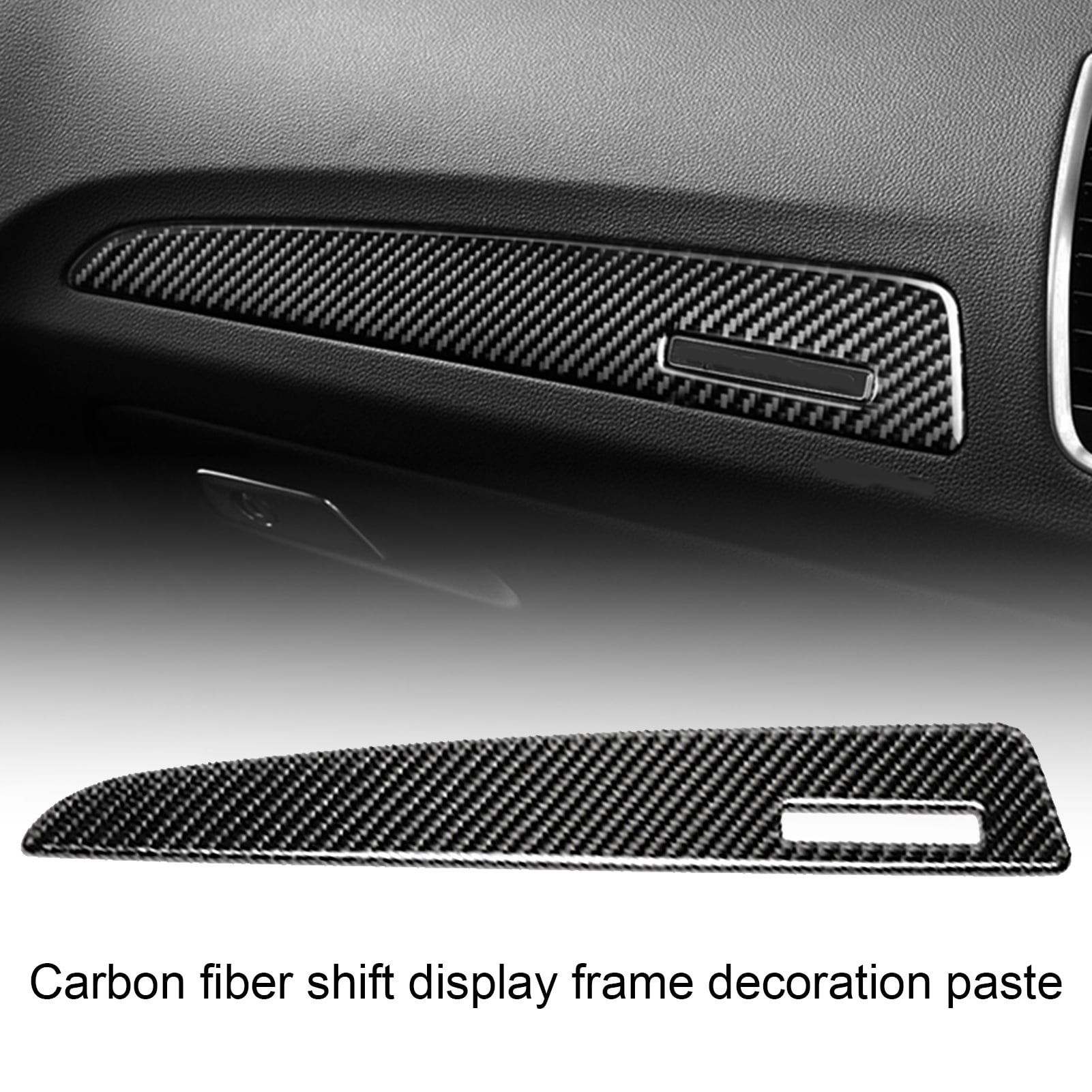 Carbon Fiber Trim For Audi Q5 Interior Dashboard Co-pilot Decoration Strip