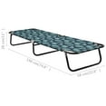 thumbnail image 2 of vidaXL Patio Lounge Chair Folding Sunlounger Outdoor Sunbed for Poolside Steel, 2 of 6