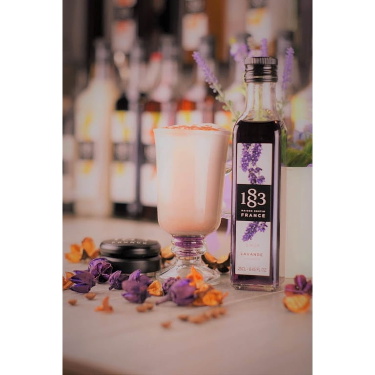 1883 Maison Routin Lavender Syrup, Bottle 1L, Aromatic Lavender