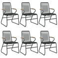 thumbnail image 2 of vidaXL 7 Piece Garden Dining Set Black PVC Rattan, 2 of 5