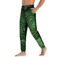 thumbnail image 3 of Kdxio Natural Green Leaves Pattern Joggers,Sweatpants for Men with Pockets-3X-Large, 3 of 5