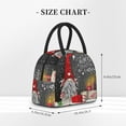 thumbnail image 3 of Haiem Traditional Scandinavian Dwarf Printed Lunch Bag Women, Lunch Box Lunch Bag for Women, Small Leakproof Cute Lunch Tote Large Capacity Reusable Insulated Cooler Lunch Container, 3 of 6
