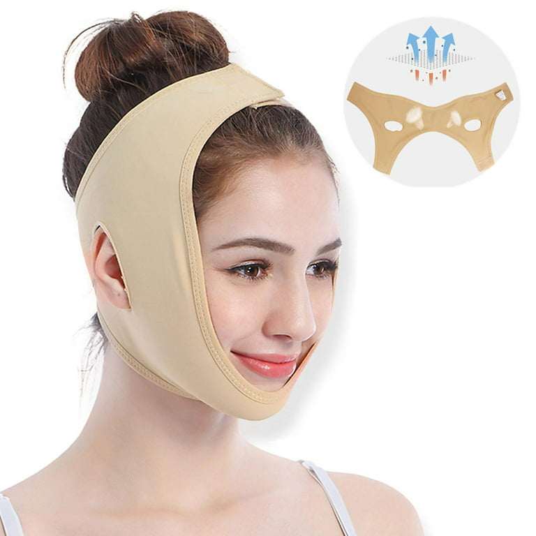 The Slimming Strap for Face,Reusable Face Lift Chin Up Tape,Breathable Face  Lifting Bandage,Pain-Free Jawline Shaping Band，V-Line Skin Firm