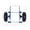 69#Blue,Metal, variant on 600Lb Panel Dolly,10In. Pneumatic Wheels,Blue,Blue Metal
