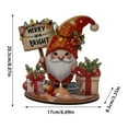 thumbnail image 3 of Christmas Cartoon Wooden Assembly Ornaments DIY Children's Holiday Gifts Three-dimensional Painting Ornaments Christmas Desktop Ornaments, 3 of 3