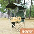 thumbnail image 4 of CycloneSound Portable Folding Camping Chair with Canopy Adjustable Shade for Beach, Camping, and Outdoor Activities, 4 of 5