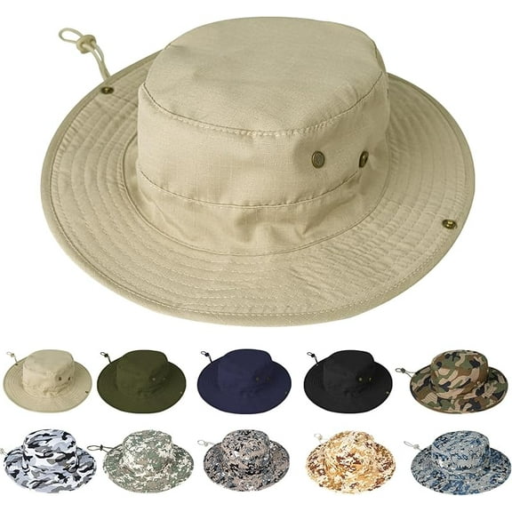 Sun Hats for Men Women Boonie Hat Foldable Fishing Hat UPF 50 Bucket Hat for Fishing Hiking Garden Safari Beach