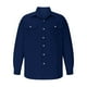 thumbnail image 3 of pstuiky Camisas suaves de manga larga para hombre, Camisa de manga larga con cuello para hombre y bolsillos de trabajo, informal, con botones, manga larga Tops de talla grande para hombre xxl, 3 of 4