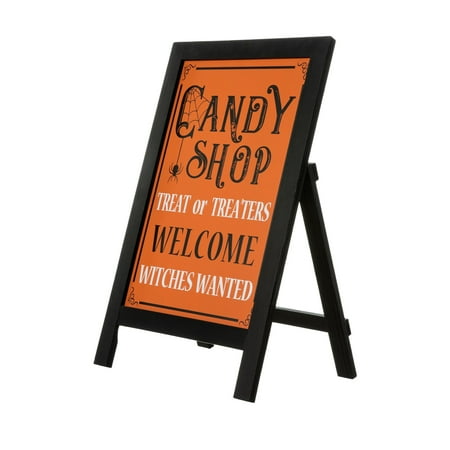 

Glitzhome Wooden Welcome Easel Porch Sign Standing Decor or Hanging DecorCandyShop