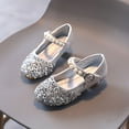 thumbnail image 3 of Girls Dress Shoes Wedding Party Heel Glitter Princess Shoes for Kid Toddler, 3 of 7