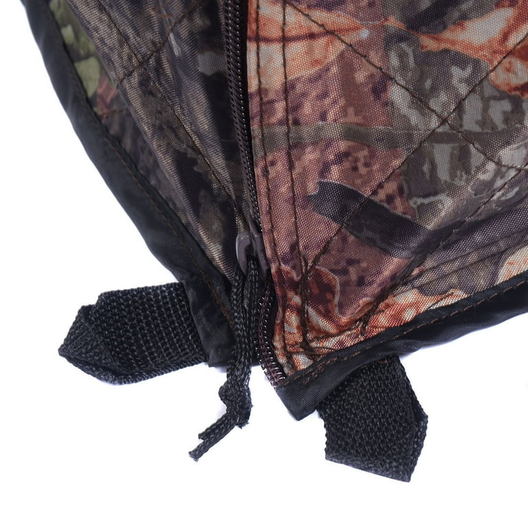 Costway Hunting Blind Portable Pop Up Ground Tent 2-3 Person with Carry Bag  Storage Pocket 