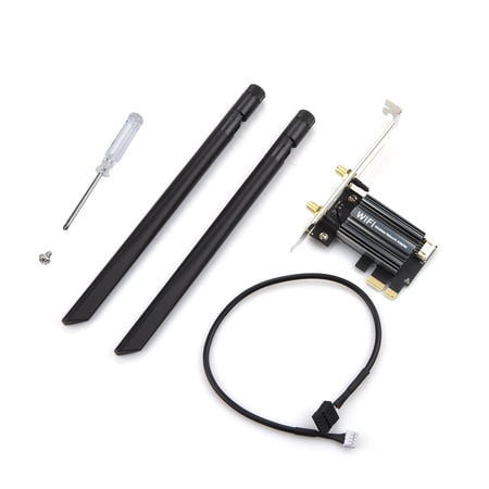 ARCADORA AX200 WiFi 6 PCI-E Wireless Card 2974Mbps BT 5.2 5dBi Antenna for Win10/11 Desktops Not for AMD Chipsets