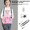 thumbnail image 4 of Allytechgroup Kids Case for iPad Air 11 inch M2 2024 iPad Air 6th Generation, Lightweight Stand Case with Pencil Holder/Hand Strap/Handle/Kickstand Cute DIY Cartoon Kawaii EVA Cover Girl Boy,Pink, 4 of 9