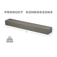 thumbnail image 2 of 48" Solid Fir Wood Fireplace Mantel - Floating Wall-Mounted Shelf with 50lb Capacity, Modern Farmhouse for Living Room & Kitchen, 2 of 11