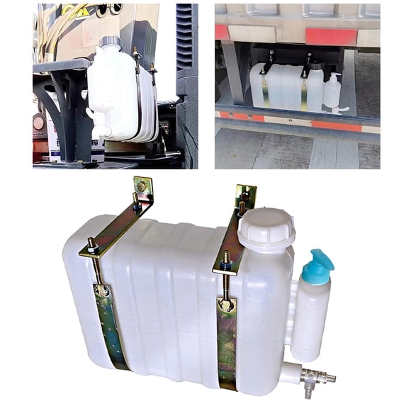 Accesorio para tanque de agua de montaje, gran capacidad, profesional, fácil de instalar, resistente, color , para remolques y uso agrícola. Capacidad de 9 kg
