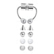 thumbnail image 4 of Aros de acero inoxidable para la nariz, juego de piercings para la nariz, accesorios modernos y cómodos. Estilo B, 4 of 9
