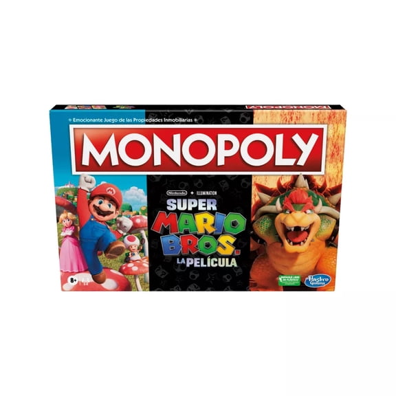 Monopoly Super Mario Bros. La Pelicula Spanish Version Board Game