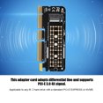 thumbnail image 3 of SSD Riser Card, High Speed PCENVME-N05 Supports PCI-E 3.0 4X Signal Riser Card  for Gamer for Office, 3 of 7