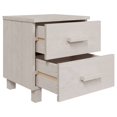 thumbnail image 3 of vidaXL Table de Chevet HAMAR Blanc 40x35x44.5 cm Pin Massif, 3 of 4