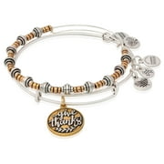 Angle View: Alex And Ani Give Thanks - Set of 2 - Two Tone - RS