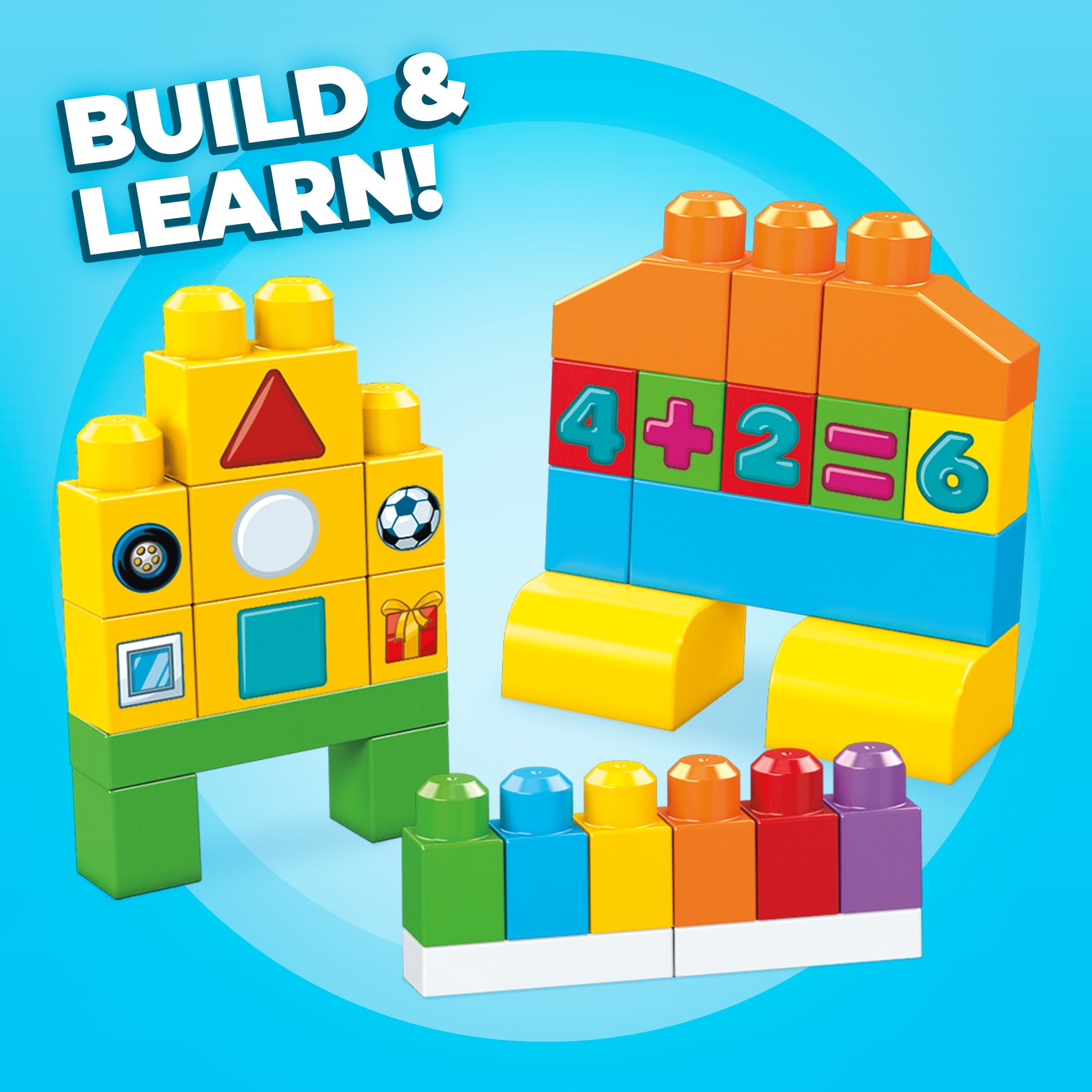 mega bloks let's get learning building set
