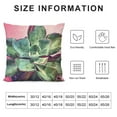 thumbnail image 5 of Lush Succulent Leaves Design by Daphne Polselli Throw Pillow,  Green, 5 of 5