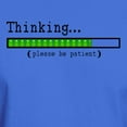 thumbnail image 3 of CafePress - Thinking, Please Be Patient T Shirt - Men's Classic Graphic Cotton T-Shirt, 3 of 4