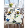 thumbnail image 3 of Spring Butterfly Dragonfly Rectangle Tablecloth, Beige Botanical Floral Rustic Waterproof & StainResistant Tablecloth, Washable Oil-proof Table Cover for Dining/Party/Wedding/Camping/Buffet 52x70 In, 3 of 9
