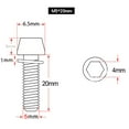thumbnail image 2 of 4pcs M5x20mm M6x20mm MTB Bike Bicycle Steering Handlebar Stem Screws Bolts, 2 of 5