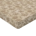thumbnail image 4 of Ambesonne Floral Fitted Sheet, Minimalist Botanical Blossom, Full Size, Eggshell and Warm Taupe, 4 of 5