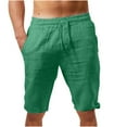 thumbnail image 2 of AXXD Athletic Shorts For Men Summer Plus Size Men Shorts Zipper Pocket Casual Elastic Waist Straight Workout Pants Father's Day Gift, 2 of 6
