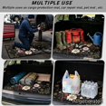 thumbnail image 3 of Qpednta Floral Butterfly Rear Cargo Liner Car Trunk Mat 29"x39" Universal, All Weather Anti-Slip Backing Rear Trunk Protection Auto Interior Decor Accessories, 3 of 7