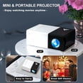 thumbnail image 4 of Proyector portátil KHQ Mini 170ml 1080P WiFi con altavoz negro, 4 of 6