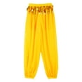 thumbnail image 6 of Kaerm Tribal Belly Dance Pants for Women Baggy Arabic Harem Pants Halloween Party Performance Dancewear Yellow One Size, 6 of 7
