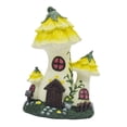 thumbnail image 4 of koolsoo Mushroom House Garden Figurine Decoration Craft Miniature Fairy Garden Accessories for Courtyard Terrace Lawn Patio Flowerpot Yellow, 4 of 8