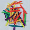 thumbnail image 3 of 100pcs Colorful Wooden Sticks Handicraft Building Model DIY Multi-color cream stick building Wood Sticks, 114x10x2mm, 3 of 7