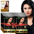 thumbnail image 3 of (4 pack) Herbishh Hair Color Shampoo for Gray Hair, Men & Women, Travel Size, 10+1 Pack (Black 30 ml), 3 of 8