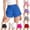 Blue, variant on Fancifize Summer Sweat Shorts for Girls Casual Loose Elastic High Waist Short Pants Kids Workout Loose Shorts