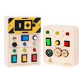 thumbnail image 1 of Toddlers Busy Board Activities Fine Motor Skills Teaching Aid Lights Switch Busy, 1 of 7