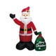 thumbnail image 2 of Decoración navideña inflable de Papá de 1,2 metros para exteriores con bolsa de regalo. Ideal para carnaval, jardín, césped o jardín delantero., 2 of 8