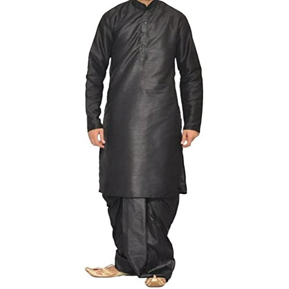 Royal Kurta Mens Cotton Silk Kurta Dhoti