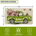 thumbnail image 3 of Spring Truck Decorative Door Mat, Seasonal Flower Spring Holiday Low-Profile Floor Mat Switch Mat for Indoor Outdoor Doormat 17 x 29 Inch, 3 of 6