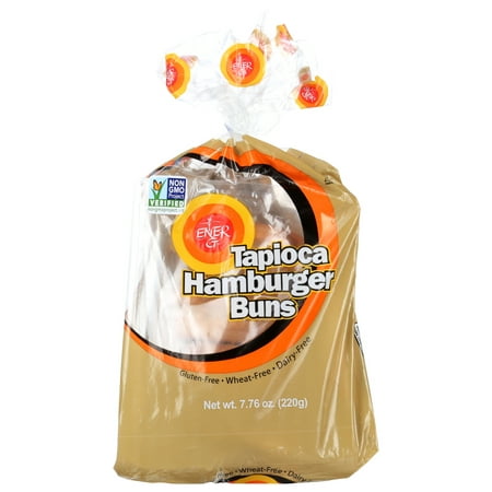 (6 pack) (6 Pack) Ener-G Foods Hamburger Buns Tapioca, 7.76 Oz