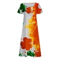 thumbnail image 5 of asddcavvf Robes pour Femmes Printemps et Été Mode Tempérament Élégant Thème Vert P, 5 of 5