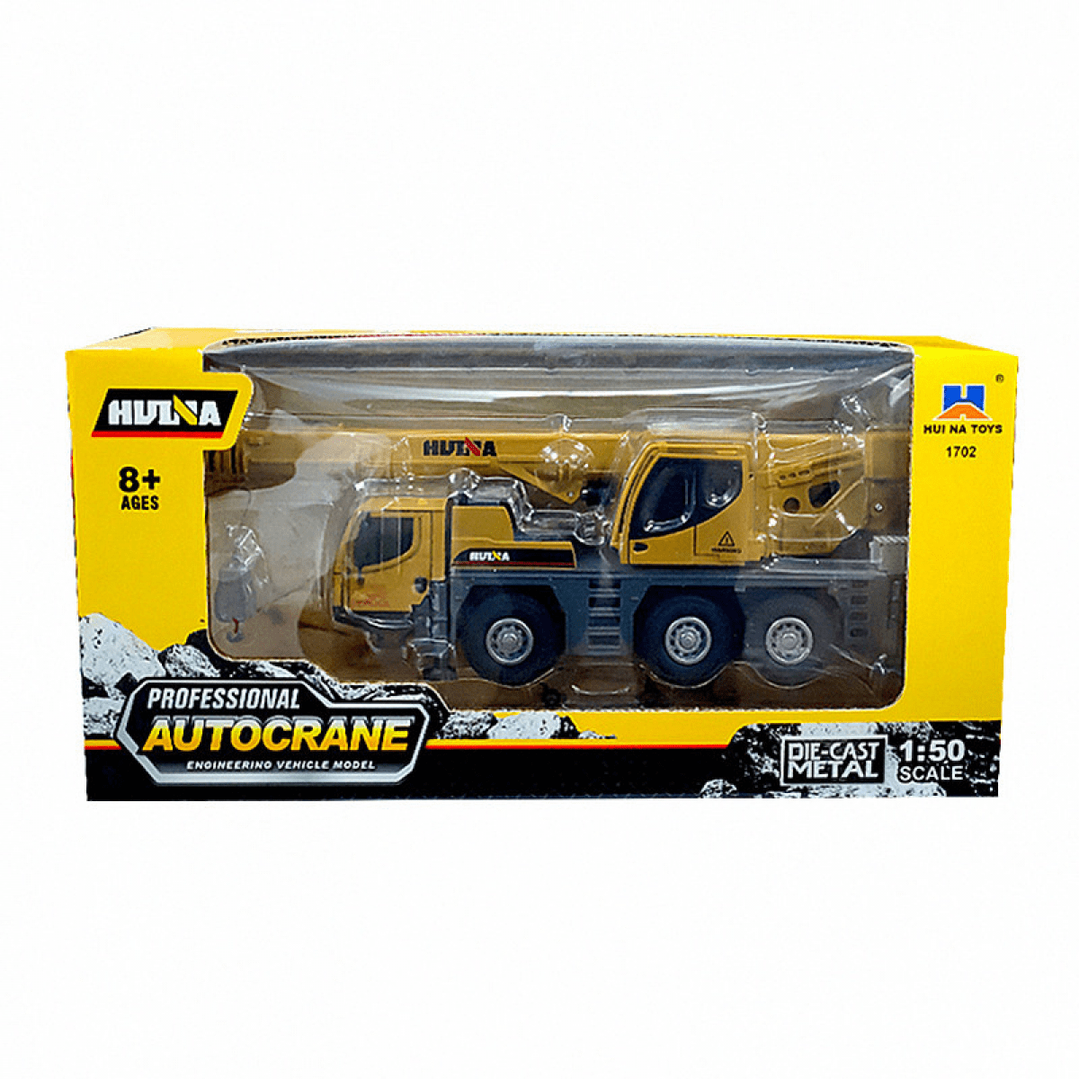 Crane Truck Toys 1:50 Alloy Construction Vehicle Crane Model for Kids Birthday Gifts